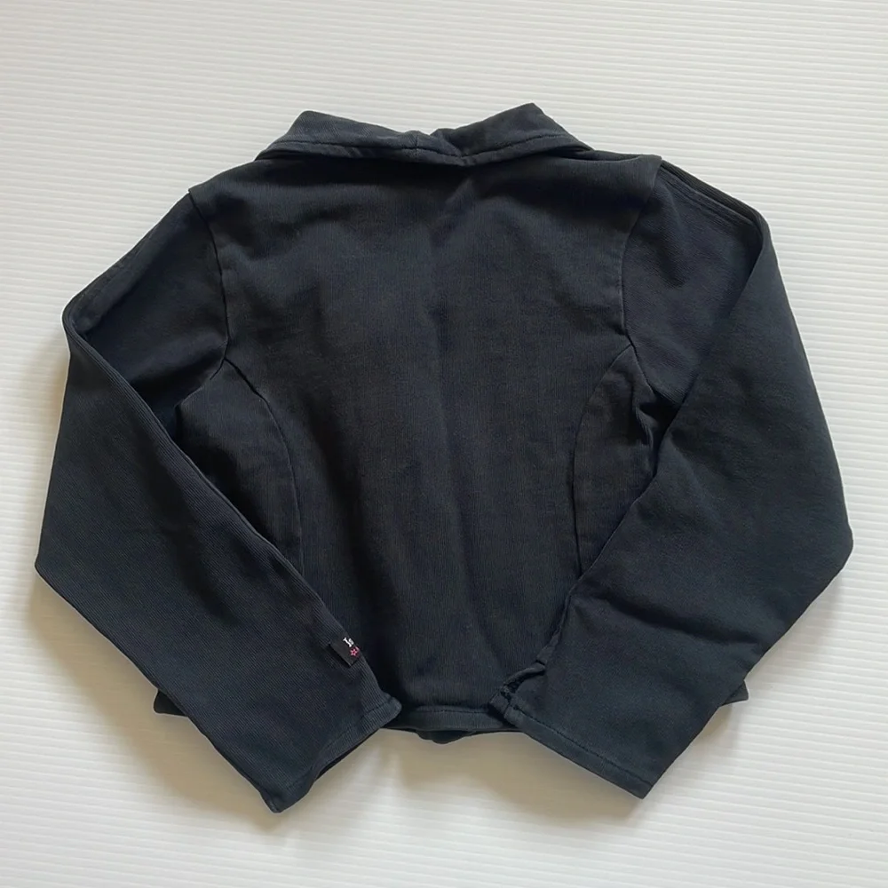 American Girl Moto faded black jacket size S 7/8